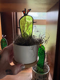 Upcycled Glass Cactus