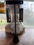 2” Rectangle Mirror  Earrings