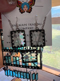 Upcycled Iridescent Clear 1.25” Rectangle Set