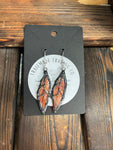 1” Fall Leaf  Earrings