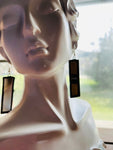 2” Rectangle Mirror  Earrings