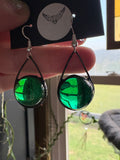 Uranium Marble Earrings