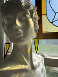 Yellow 2” Scalene Triangle Earrings