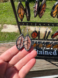 1.25” Fall Leaf  Earrings