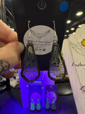 Upcycled Uranium Glass Earrings