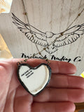Rose China Heart Necklace